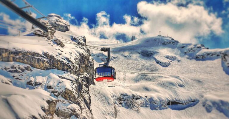 Alpine Majesty: Private Tour to Mount Titlis From Zürich