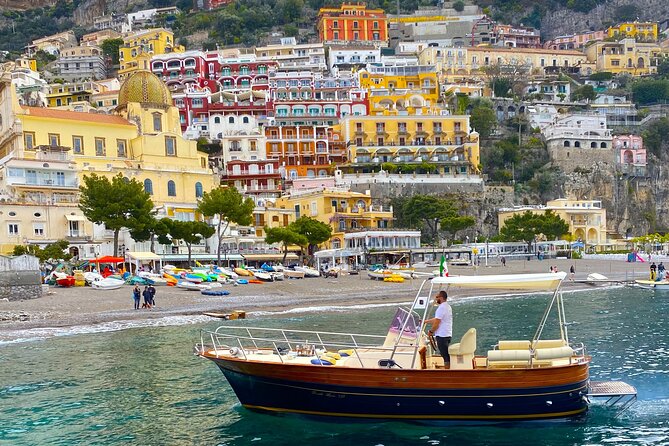 Amalfi Private Boat Tour From Positano, Praiano or Amalfi. 8 Hours