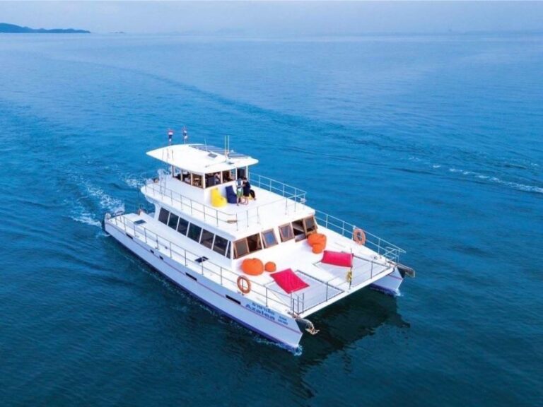 Amazing Coral Island & Sunset Dinner With Power Catamaran