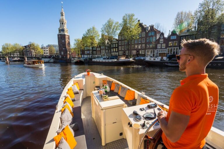 Amsterdam: Private Prosecco Canal Cruise Tour