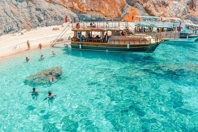 1 antalya full day yacht cruise island beach waterfall belek Antalya Full-Day Yacht Cruise Island, Beach & Waterfall - Belek