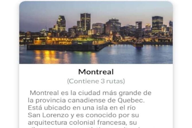 APP Self-Guided Tours Montreal With Audioguide - Audioguide Benefits