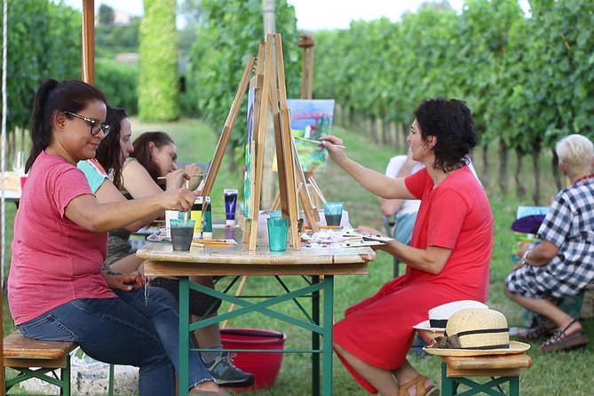 Art Experience With Food and Wine Tasting in Lazise