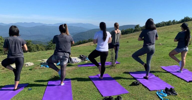 Asheville: Yoga on a Mountain Hike