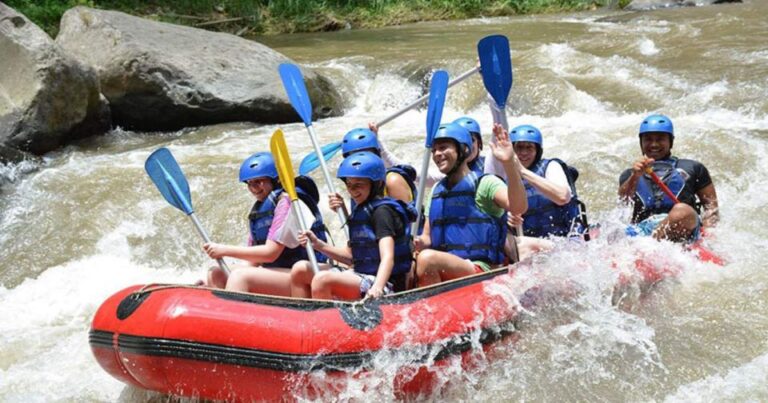 Bali: Best White Water Rafting With Lunch & Private Transfer