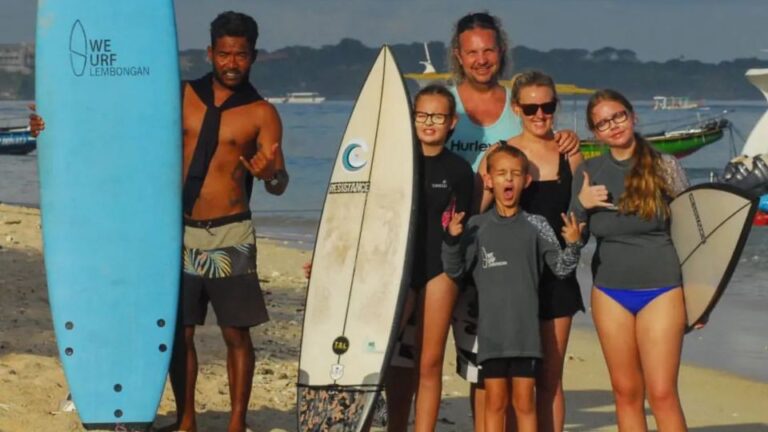 Bali: Nusa Lembongan Surf Lesson for All Levels