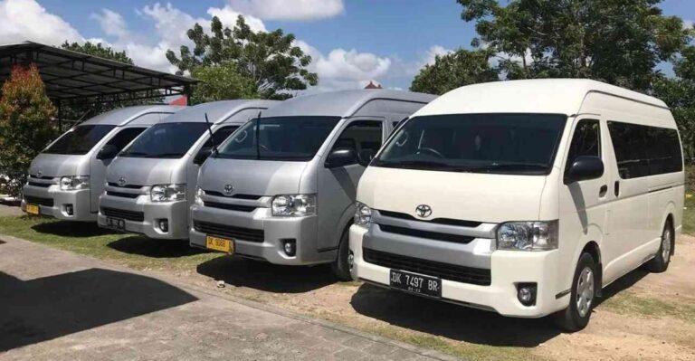 Bali Private Car Charter With English-Speaking Driver