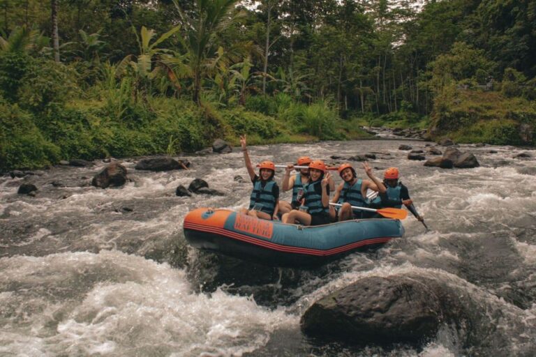 Bali : Telaga Waja River White Water Rafting Experience