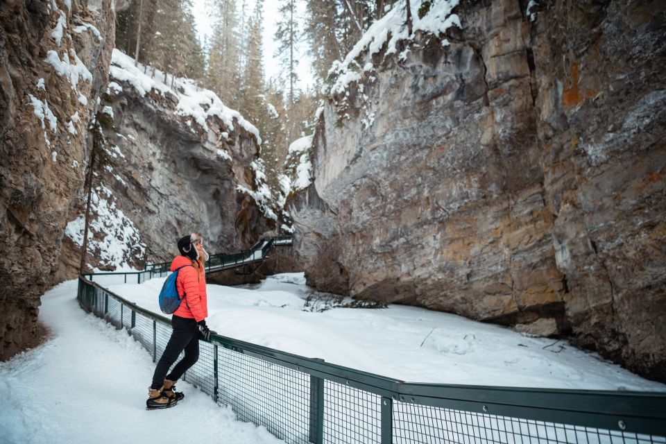 1 banff morning or afternoon johnston canyon icewalk Banff: Morning or Afternoon Johnston Canyon Icewalk