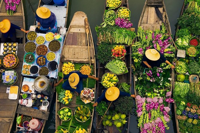 Bangkok: Damnoen Saduak Floating Market With Paddle Boat