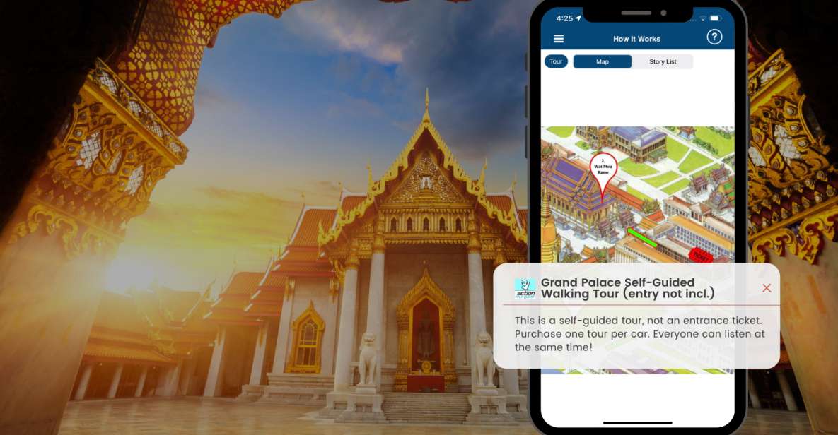 Bangkok: Grand Palace Self-Guided Walking Tour - Booking Details