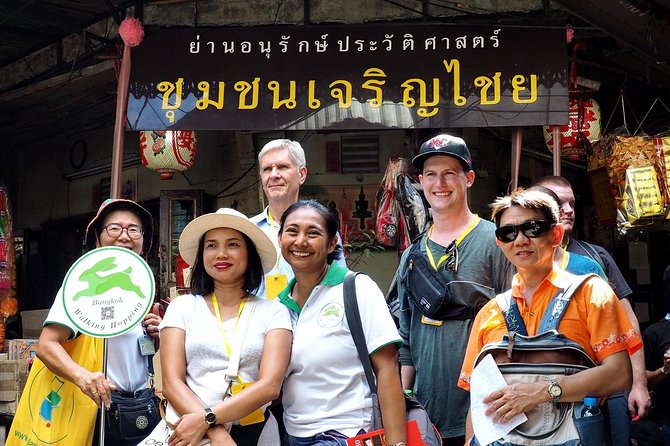 Bangkok Walking Hopping Tour” Show City’S Historic Sights Are Located.