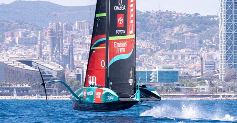Barcelona: America’s Cup Front Line Private Luxury Sailboat
