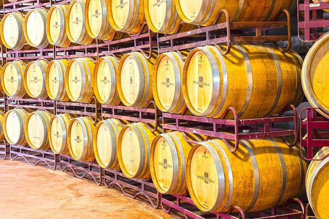 Barrels and Dishes of Typical Local Gastronomy