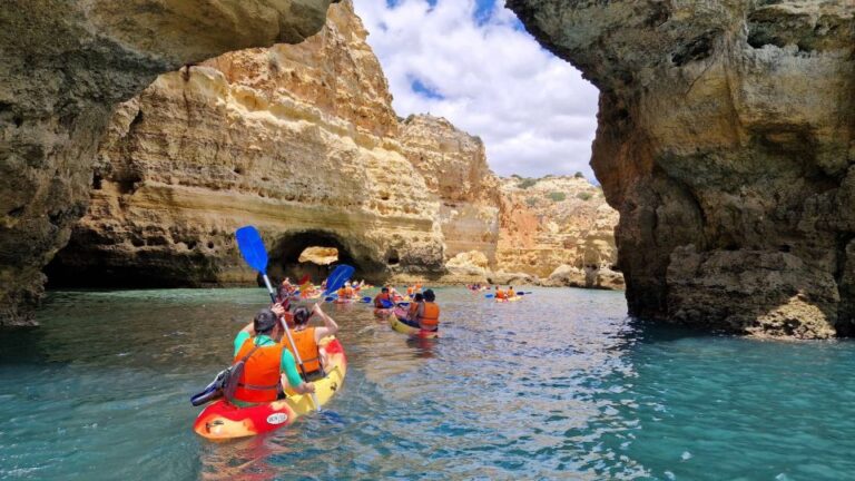Benagil: Guided Kayak Tour to Benagil Caves & Their Treasure
