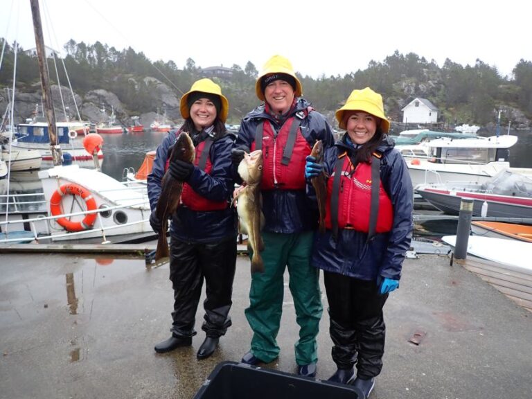 Bergen: Guided Fishing Tour With Outdoor Cooking