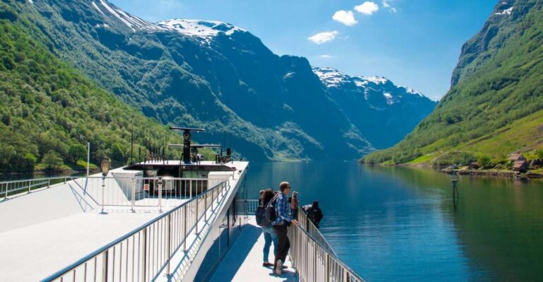 Bergen: Guided Full-Day Tour to Naeröyfjord and Flåm Railway