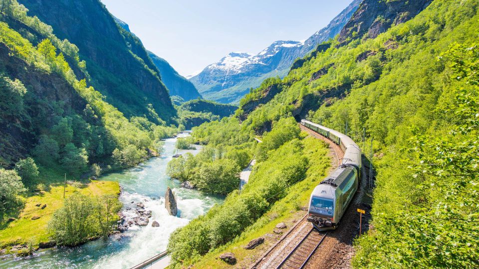 Bergen: Self-Guided Nærøyfjord Cruise and Flåm Railway Tour