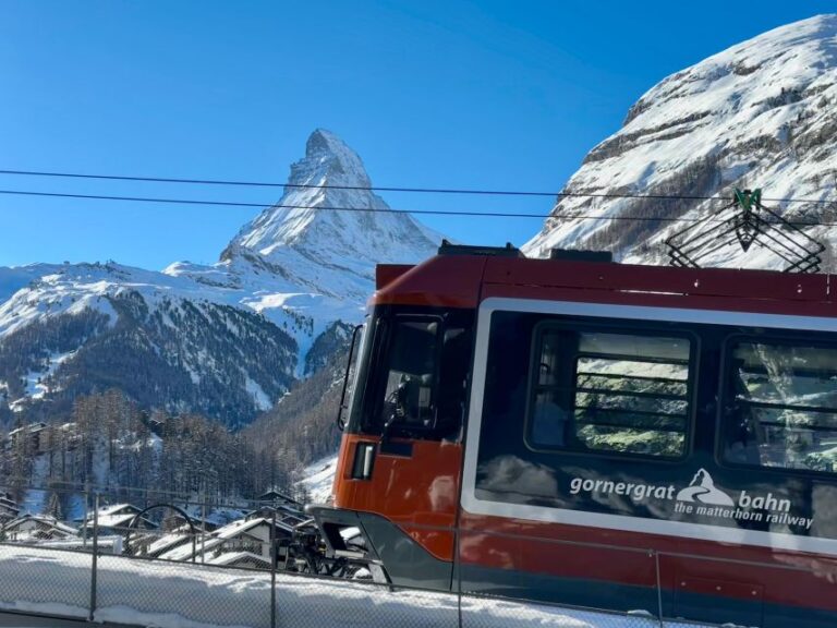 Bern Private Tour: Zermatt & Gornergrat Scenic Railway