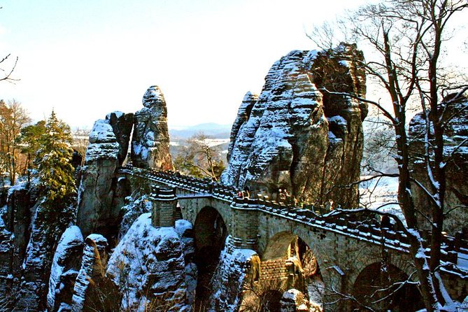 Best of Bohemian and Saxon Switzerland Day Trip From Prague- Winter Tour