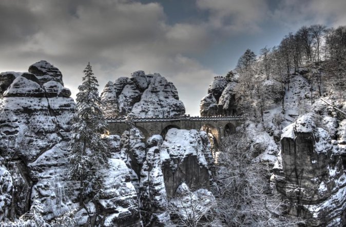 Bohemian and Saxon Switzerland Winter Tour From Prague