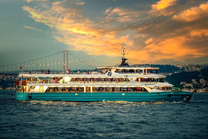 Bosphorus Dinner Cruise With Turkish Night Show From Istanbul