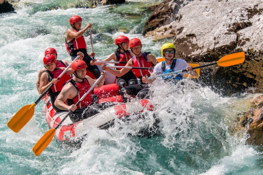 1 bovec rafting adventure on soca river with hotel transfers Bovec: Rafting Adventure on SočA River With Hotel Transfers