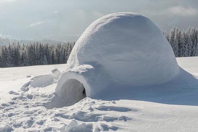 Building a Snow Igloo in Rovaniemi
