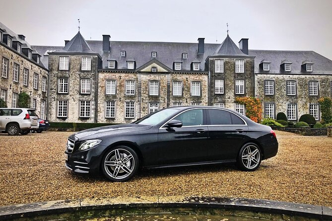 Business SEDAN Transfer From Brussels Airport to City Center MB E Class 1-3 PAX