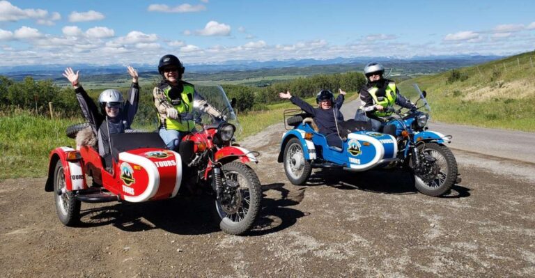 Calgary: Sidecar Motorcycle Tour of Rocky Mountain Foothills