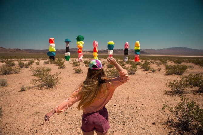 1 california desert seven magic mountains and las vegas sign California Desert, Seven Magic Mountains and Las Vegas Sign