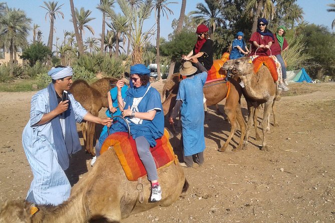 Camel Ride at Sunset in Marrakech Palm Grove