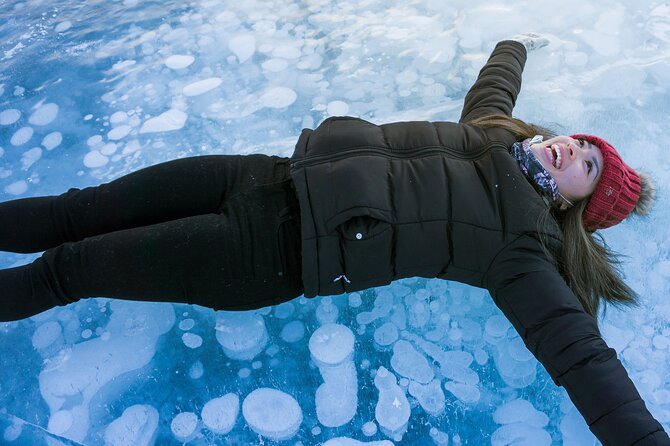 Canadian Rockies Abraham Lake Ice Bubbles Helicopter Tour - Booking Information