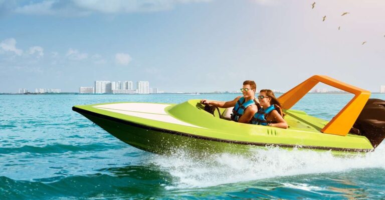 Cancun: 2–Hour Speedboat Experience