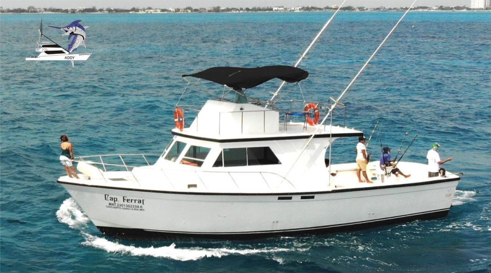 1 cancun 48ft fishing boat trolling and bottom fishing Cancun: 48FT Fishing Boat Trolling and Bottom Fishing