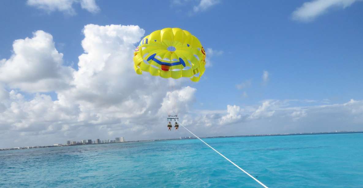 1 cancun snorkeling parasailing and wave runners Cancún: Snorkeling, Parasailing, and Wave Runners