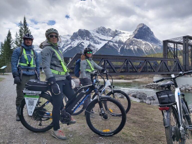 Canmore: Highlights Electric Bike Guided Tour