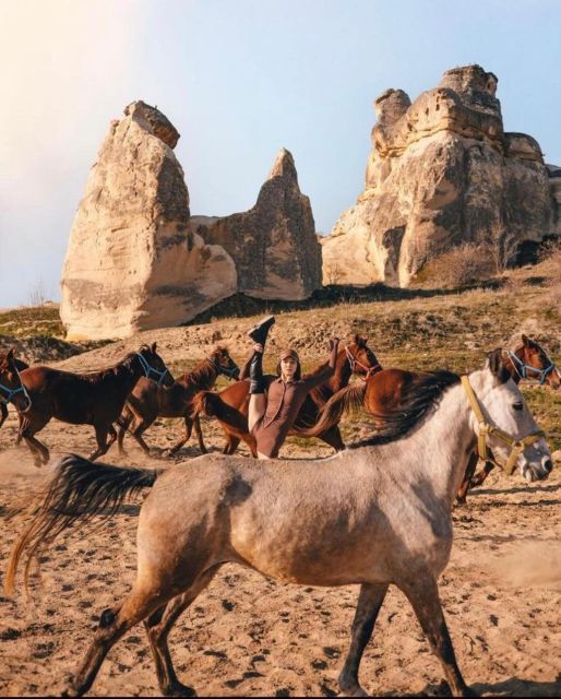 1 cappadocia horseback riding sunrise or sunset transfer Cappadocia: Horseback Riding (Sunrise or Sunset Transfer)