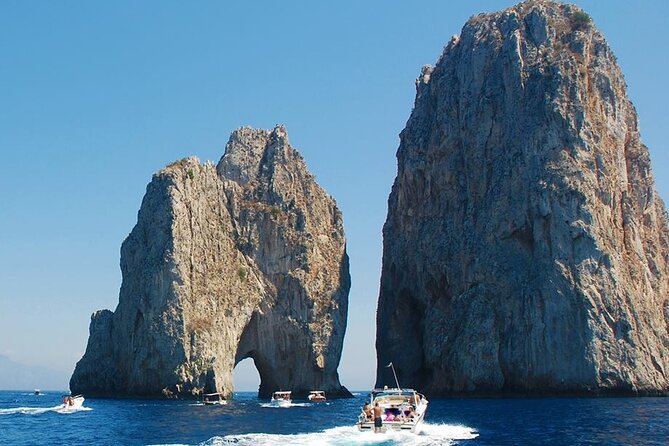 Capri Island in Private Luxury 40 Feet Speedboat From Sorrento, Positano, Amalfi, Ravello