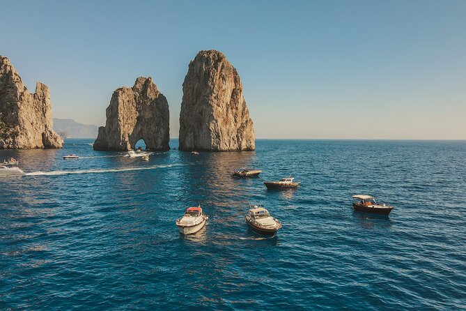 Capri Island: Private Boat Tour From Sorrento or Positano