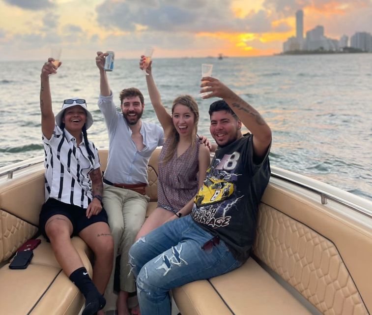 Cartagena: Bay Sunset Tour With Open Bar Included