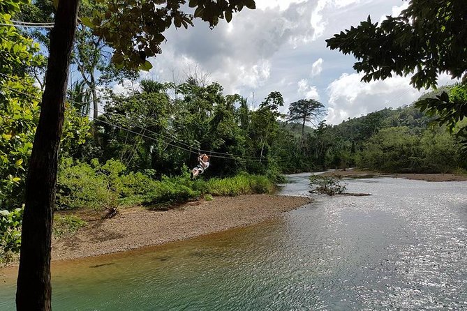 Cave Kayaking & Ziplines in Nohoch Che’En Park From Belize City