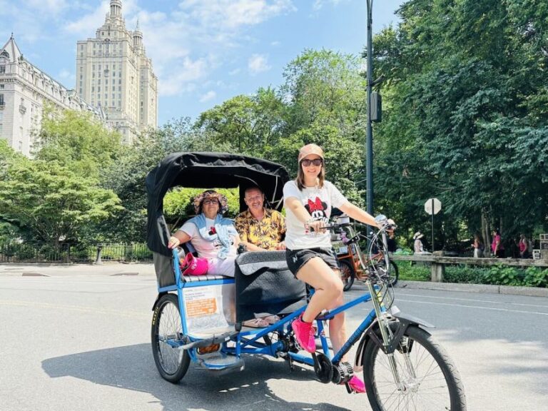 Central Park Movie Spots Pedicab Tour