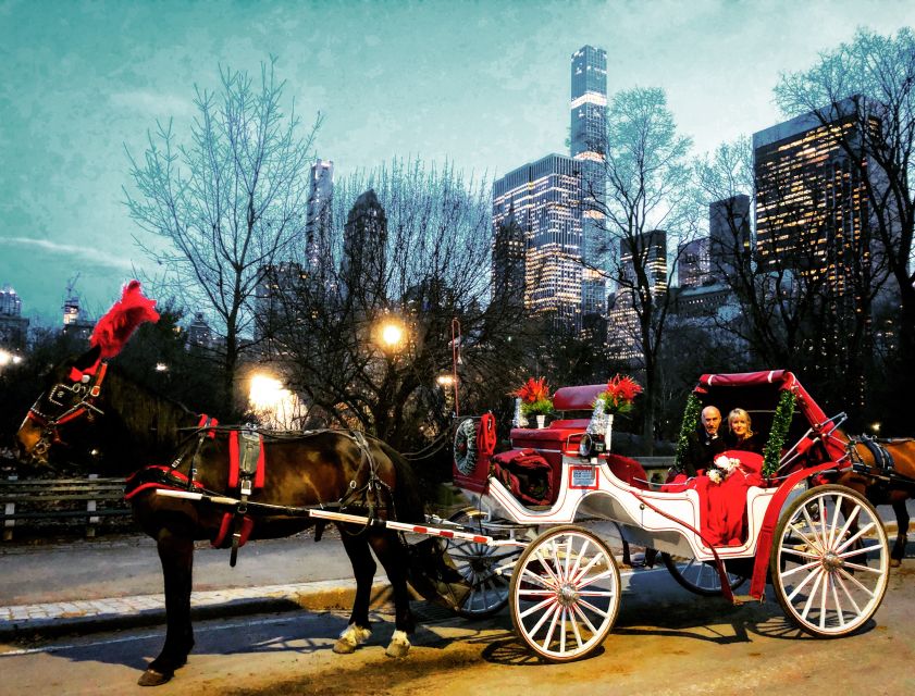 1 central park short horse carriage ride up to 4 adults Central Park: Short Horse Carriage Ride (Up to 4 Adults)