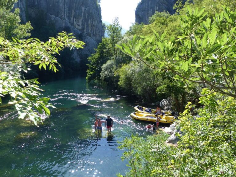 Cetina River: Rafting and Cliff Jumping Tour