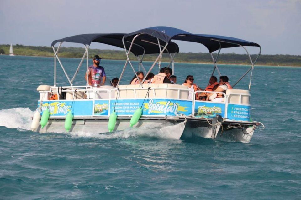 1 chacchoben mayan ruins seven colors lagoon boat ride Chacchoben Mayan Ruins & Seven Colors Lagoon Boat Ride