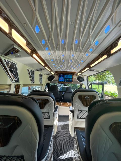 1 charter limousine 9 seats van rental danang hoian to hue Charter Limousine 9 Seats Van Rental Danang Hoian to Hue