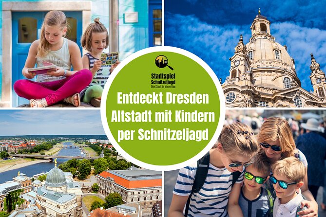 City Game Scavenger Hunt Dresden Old Town for Children – Exciting City Tour