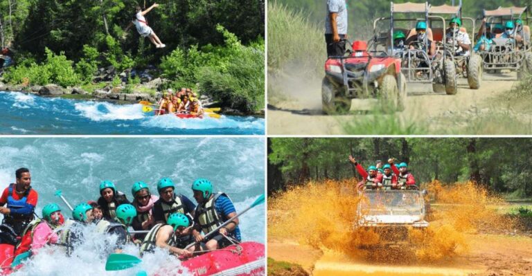 City of Side: Rafting, Zipline, Jeep, Buggy and Quad Combo