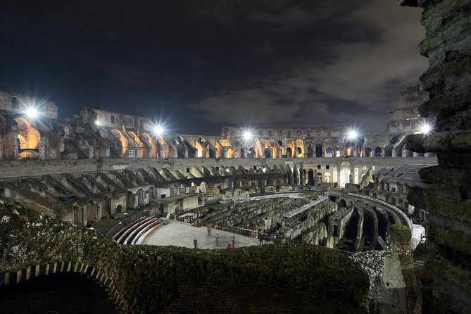 Colosseum Under the Moon: VIP Night Tour With Underground and Arena Access